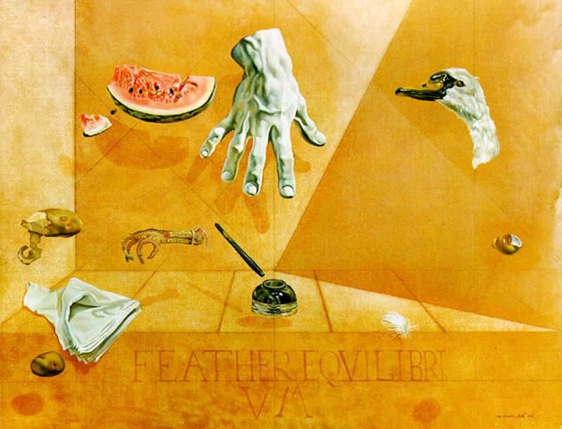 Salvador Dali Feather Equilibrium